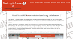 Desktop Screenshot of musikzug-holzhausen.de
